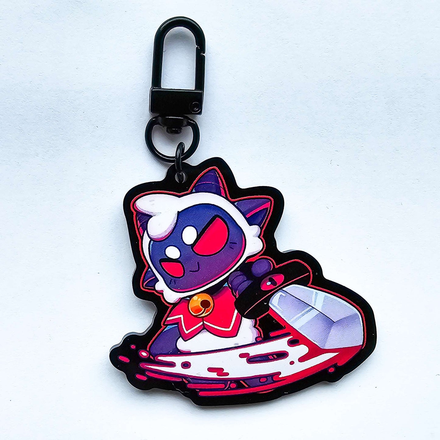 Lamb with Sword Keychain