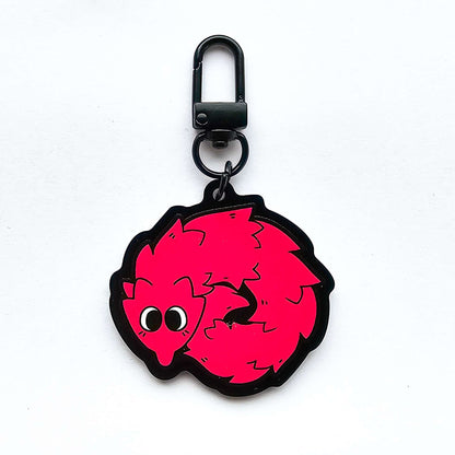 Pink Werm Keychain - [CLEARANCE]