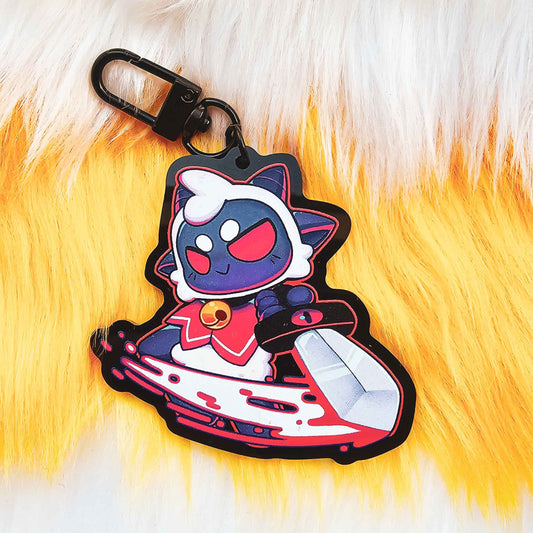 Lamb with Sword Keychain