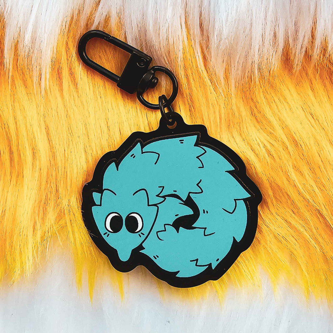 Blue Werm Keychain - [CLEARANCE]