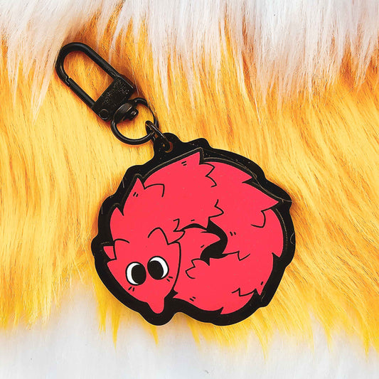Pink Werm Keychain - [CLEARANCE]