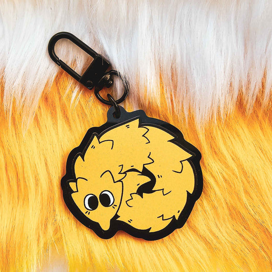 Yellow Werm Keychain - [CLEARANCE]
