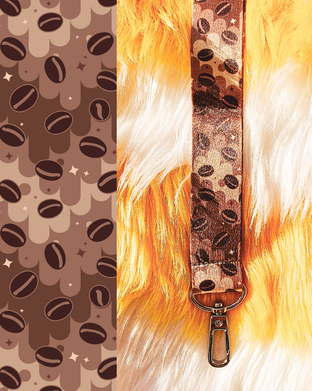 Coffee beans Lanyard