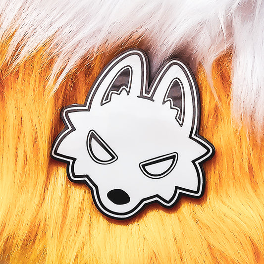Wolf Enamel Pin